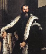 Paolo Veronese Portrait of a Gentleman in a Fur oil painting reproduction